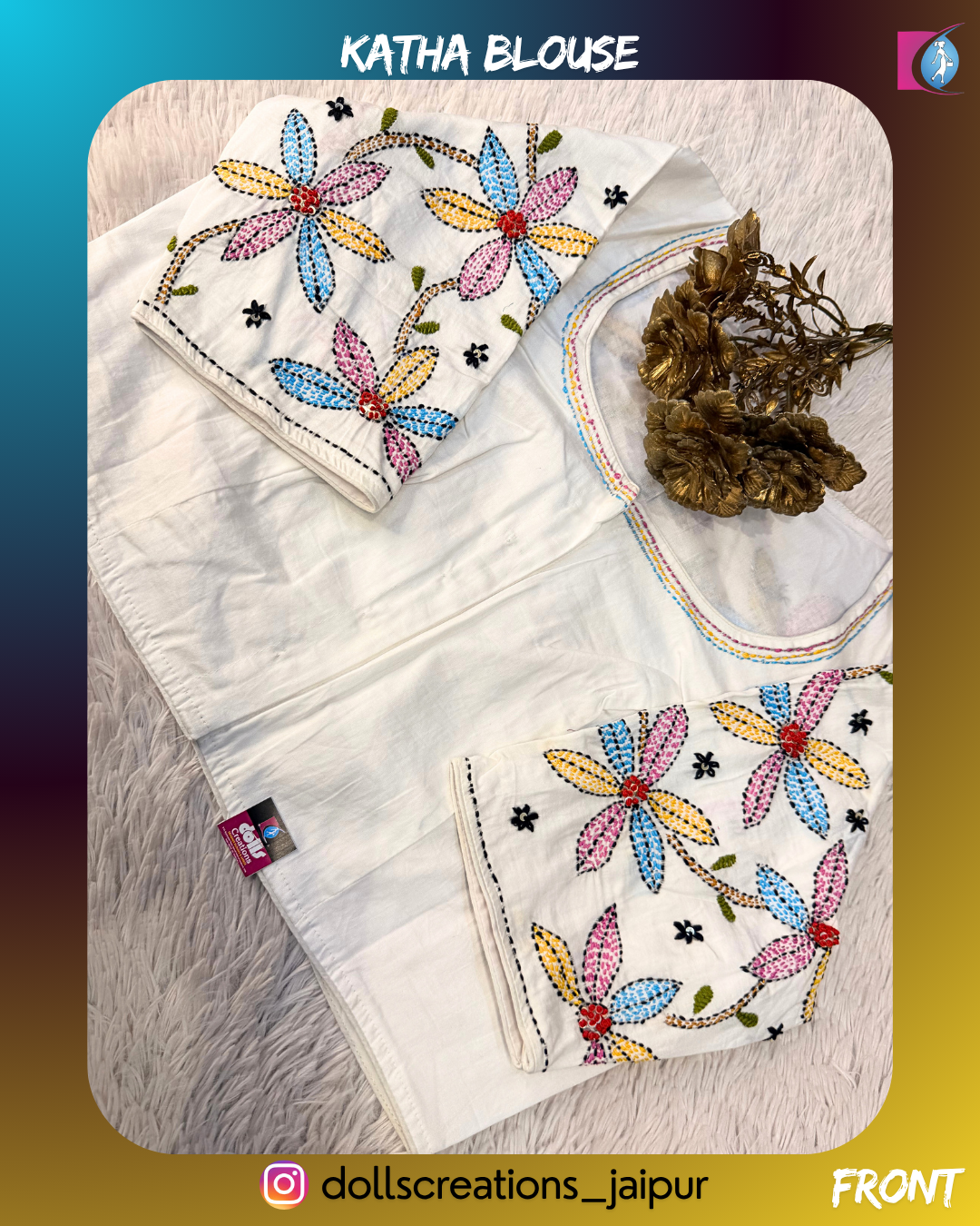 KATHA FLORAL (WHITE) DC1710
