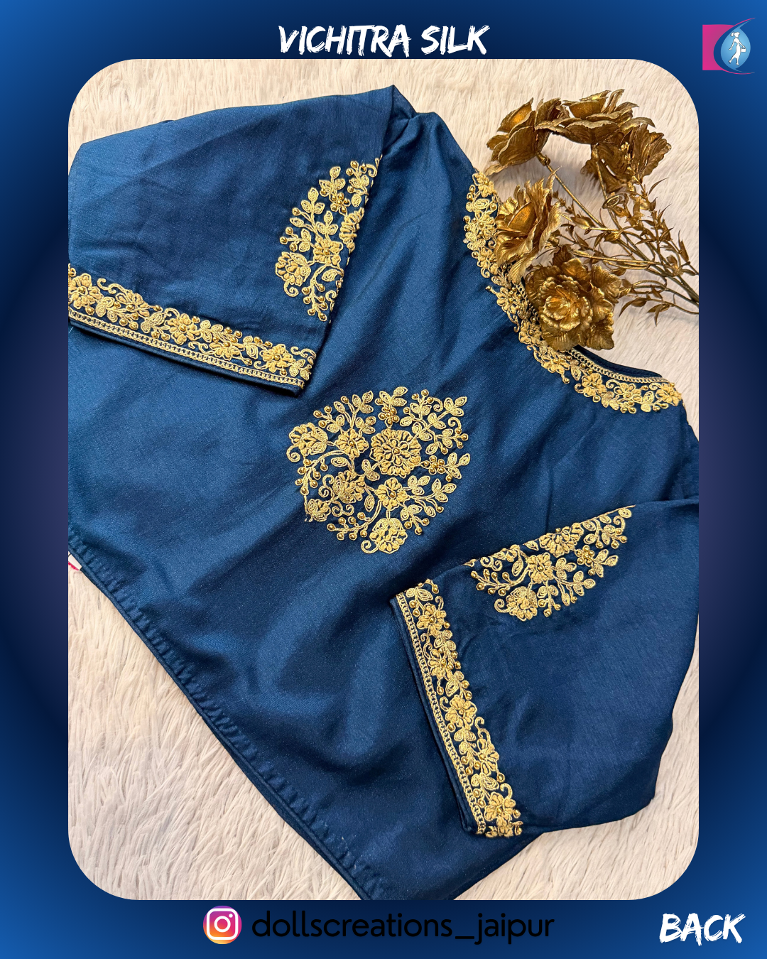 Vichitra Silk (TEAL) DC2207