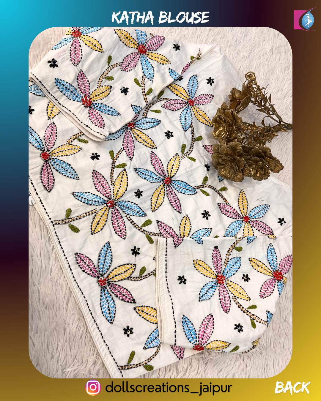 KATHA FLORAL (WHITE) DC1710