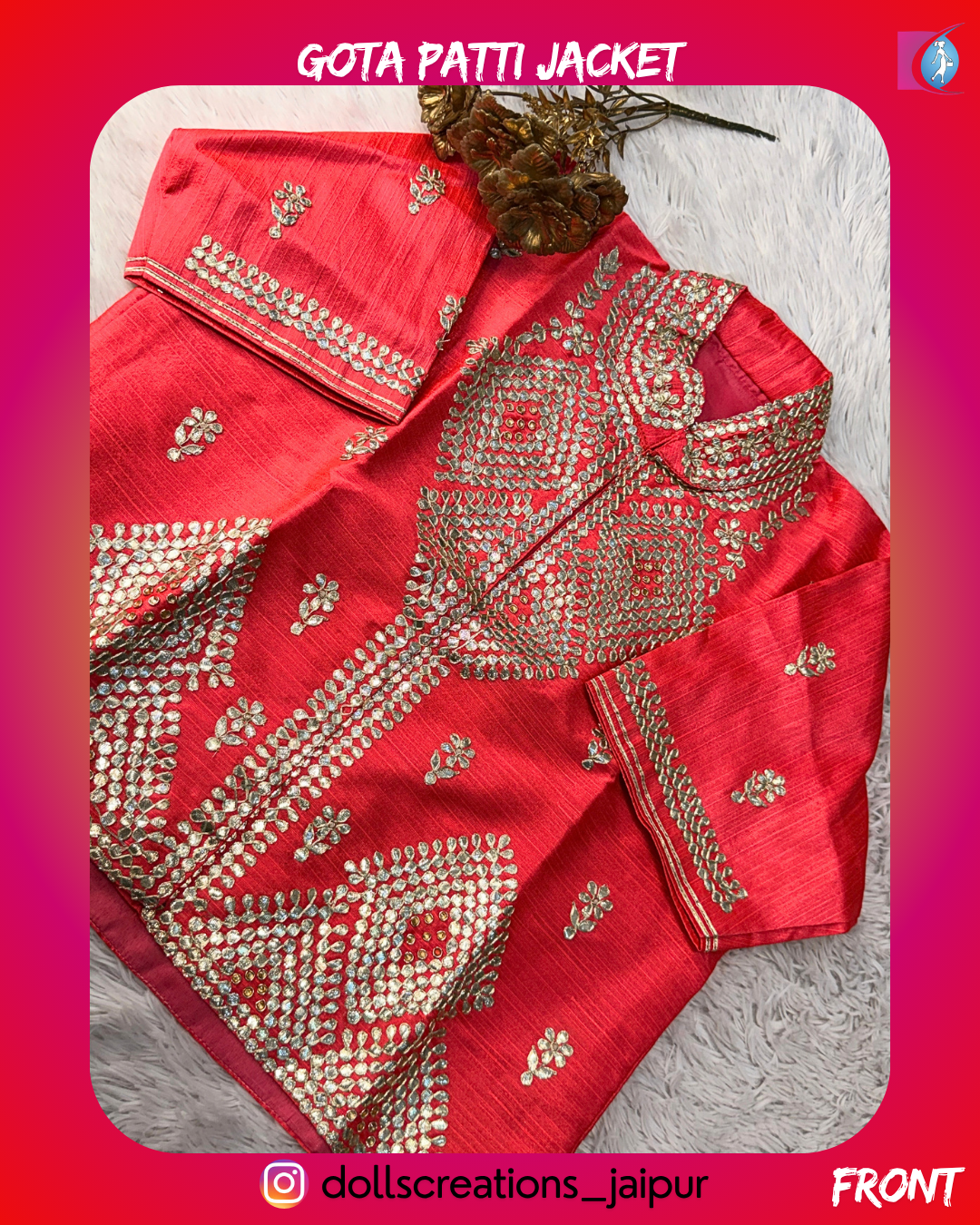 Gota Patti Jacket (PINK) DC2301