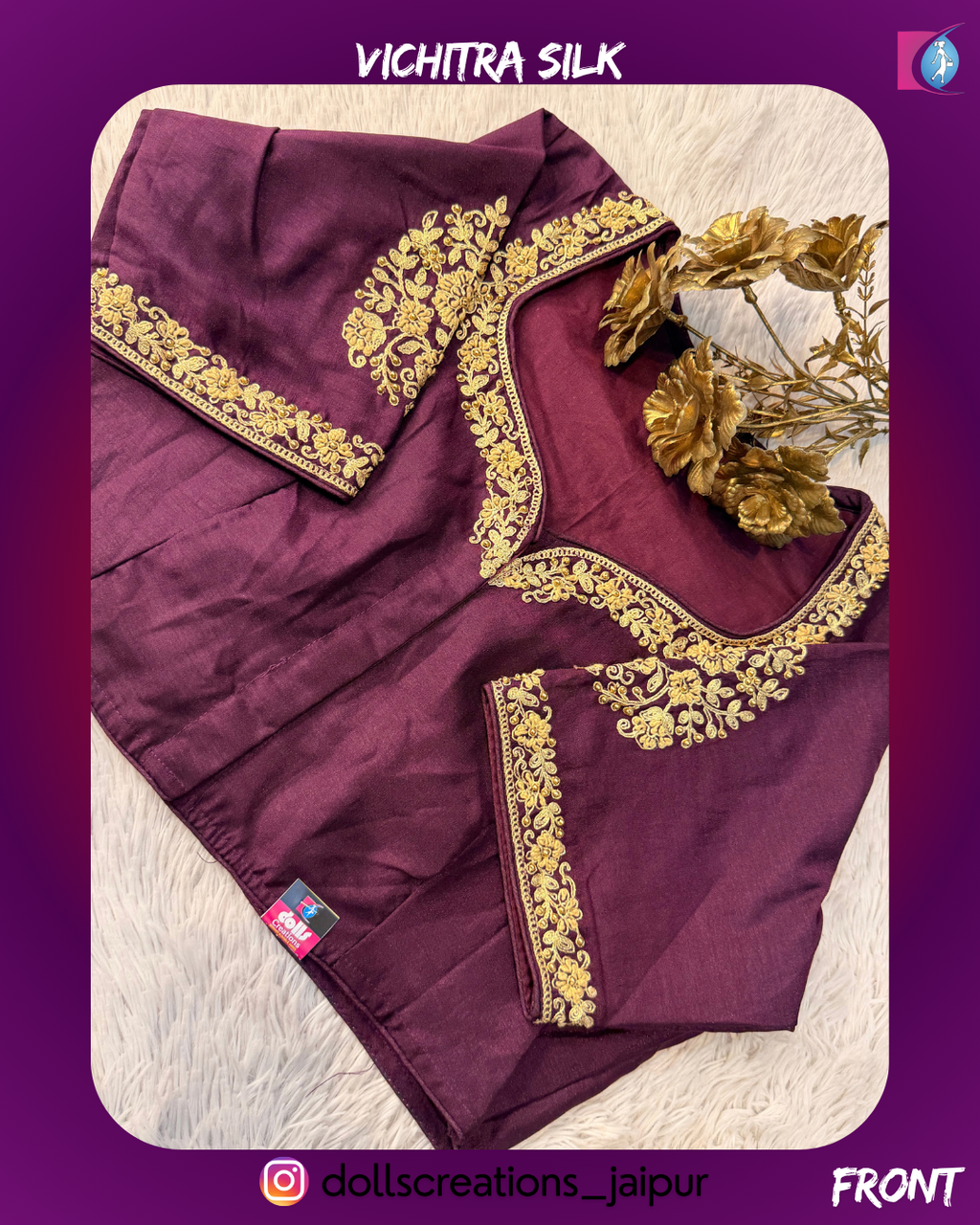 Vichitra Silk (WINE) DC2207