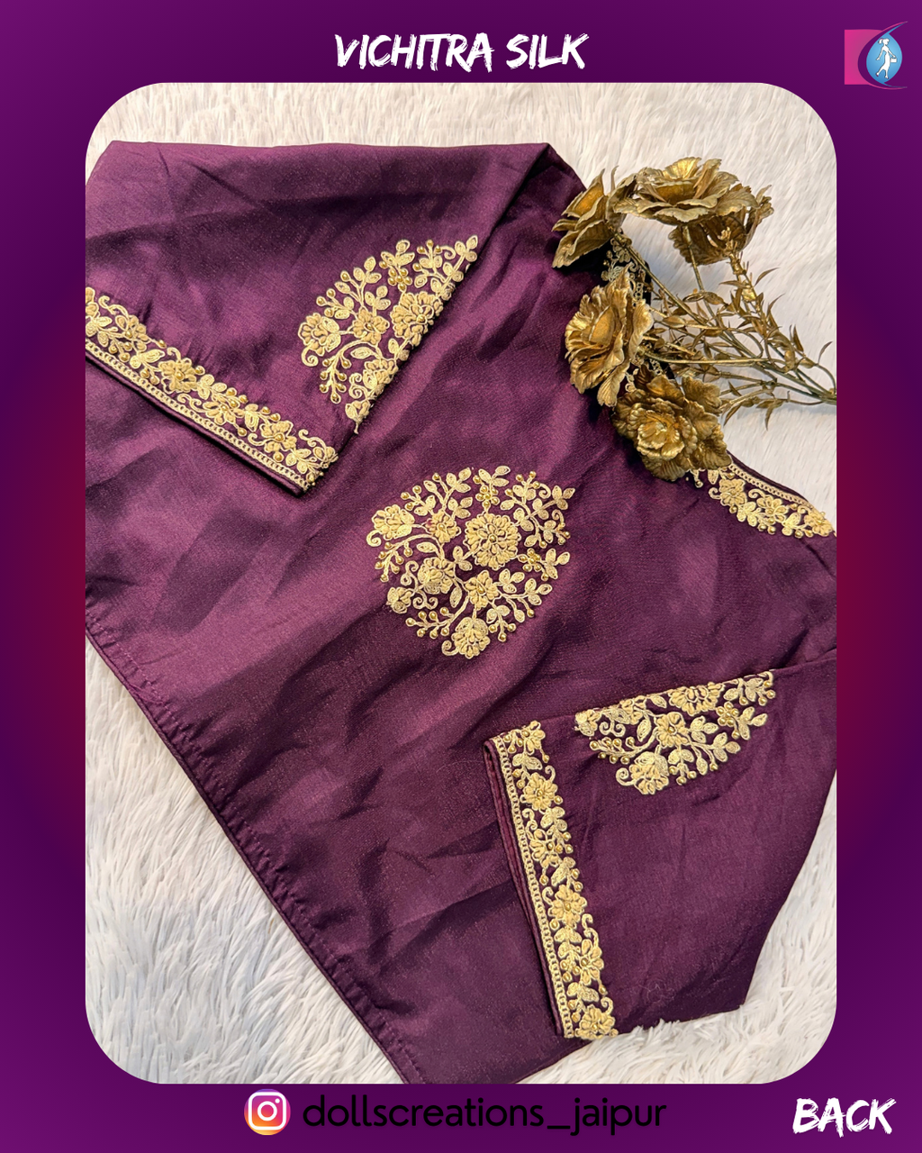 Vichitra Silk (WINE) DC2207