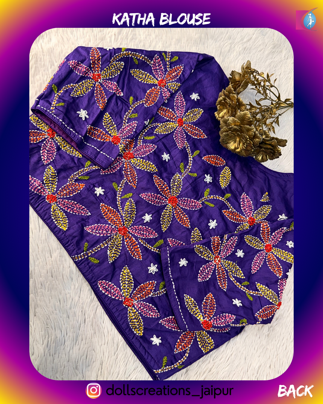 KATHA FLORAL (PURPLE) DC1710