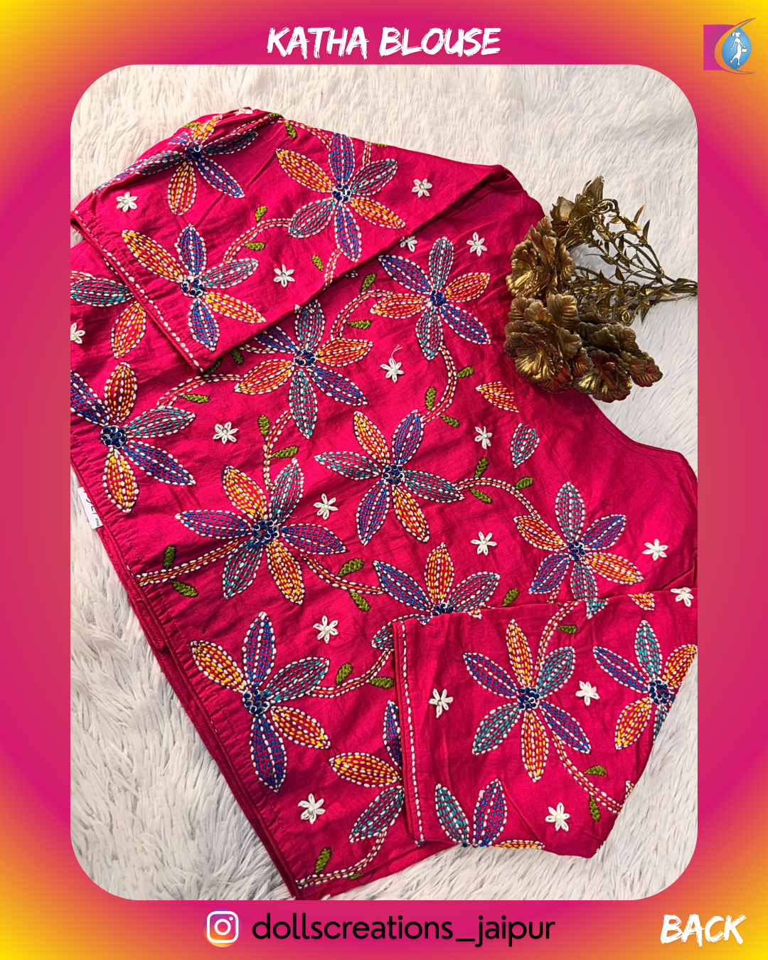 KATHA FLORAL (RANI) DC1710
