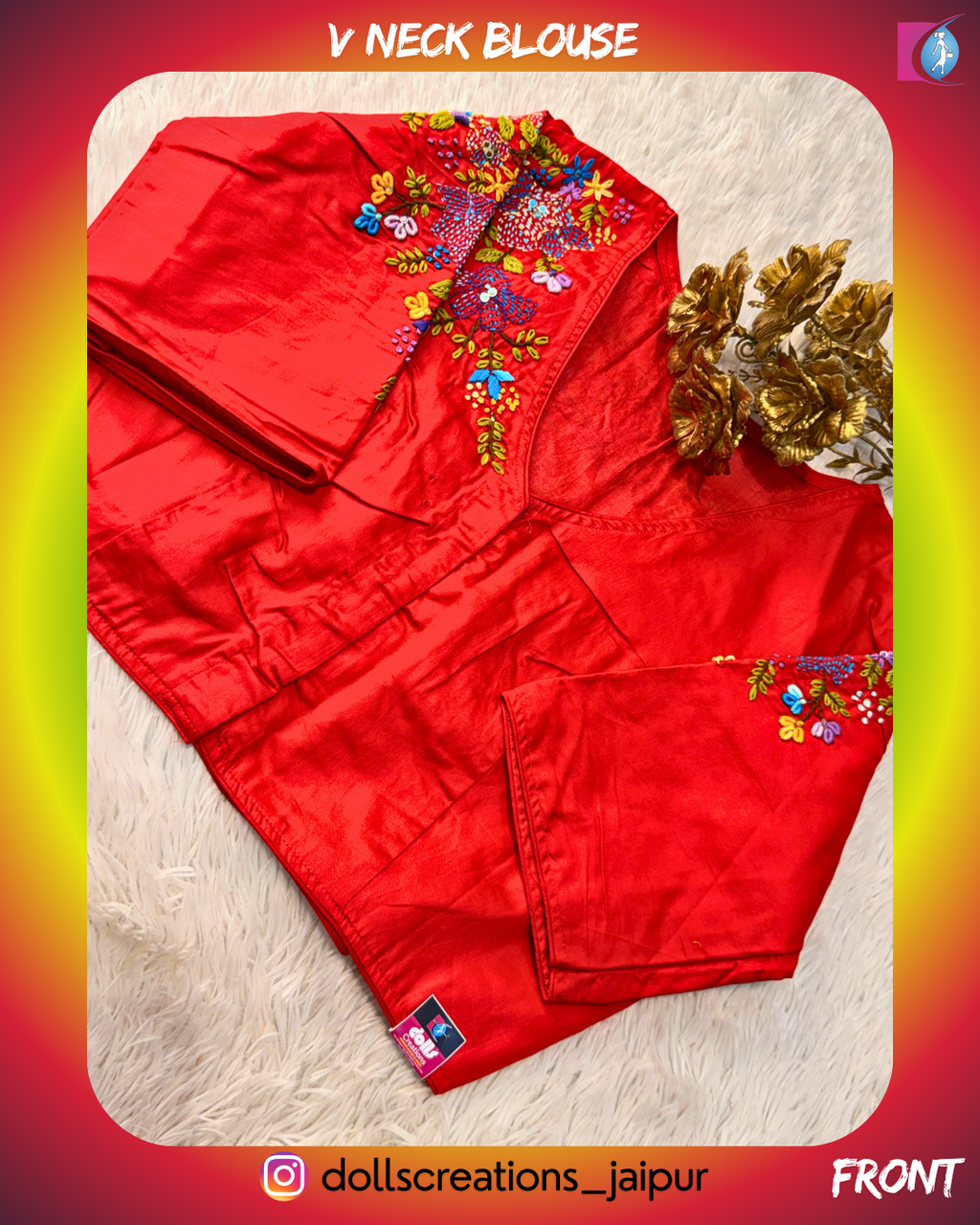 V-Neck Design (RED) DC0210