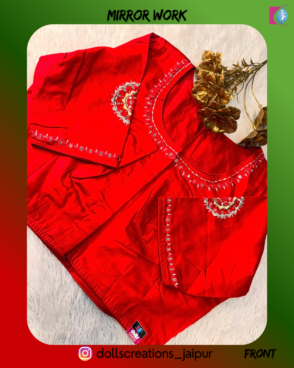 Mirror Blouse (Red) DC2202