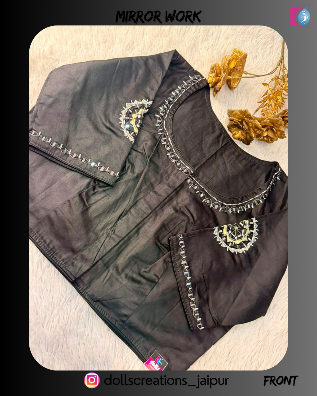 Mirror Blouse (Black) DC2202