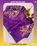 Gota Patti Blouse (PURPLE) DC1108