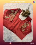Gota Patti Blouse (BROWN) DC1108