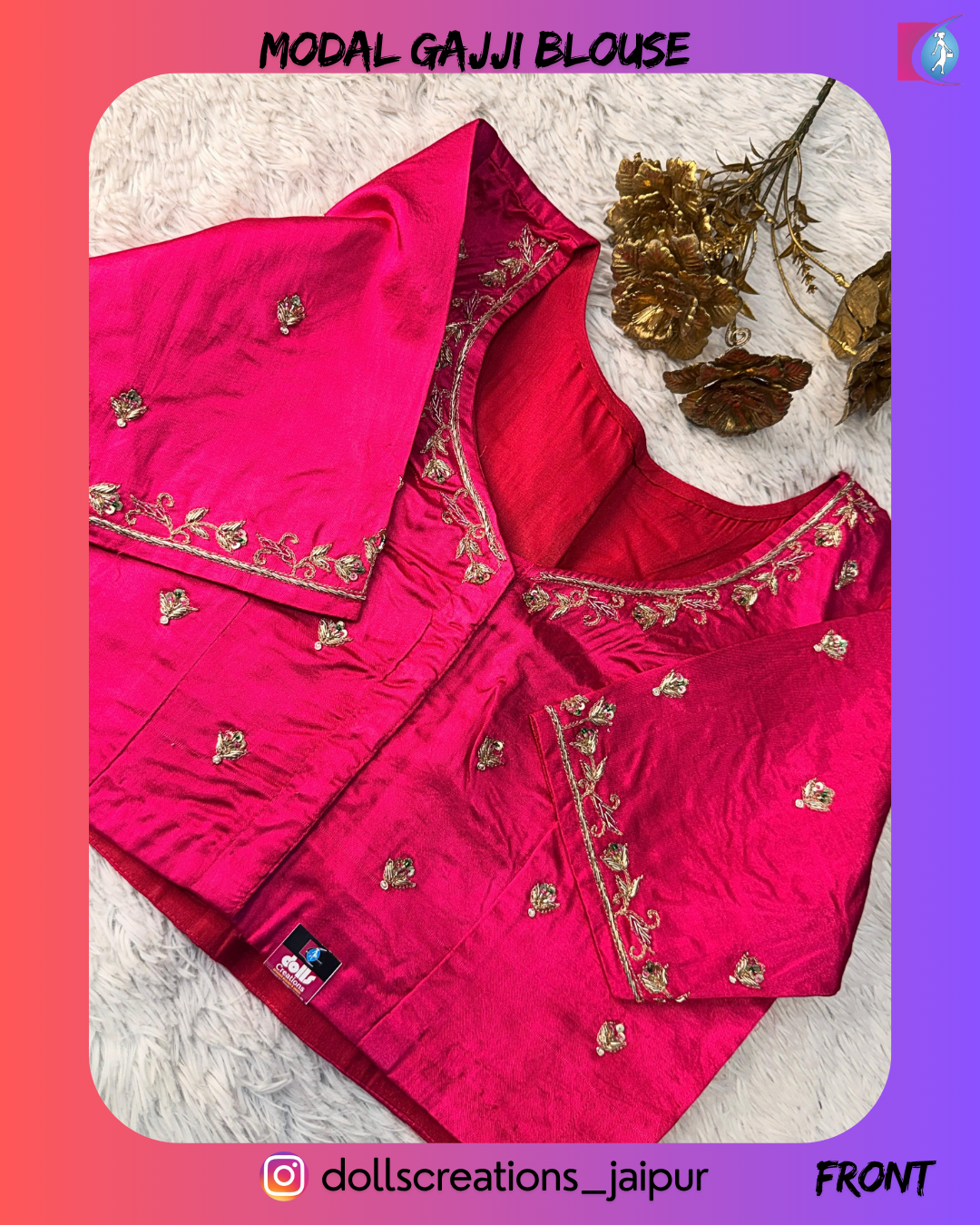 Zardozi Blouse (RANI) DC0308