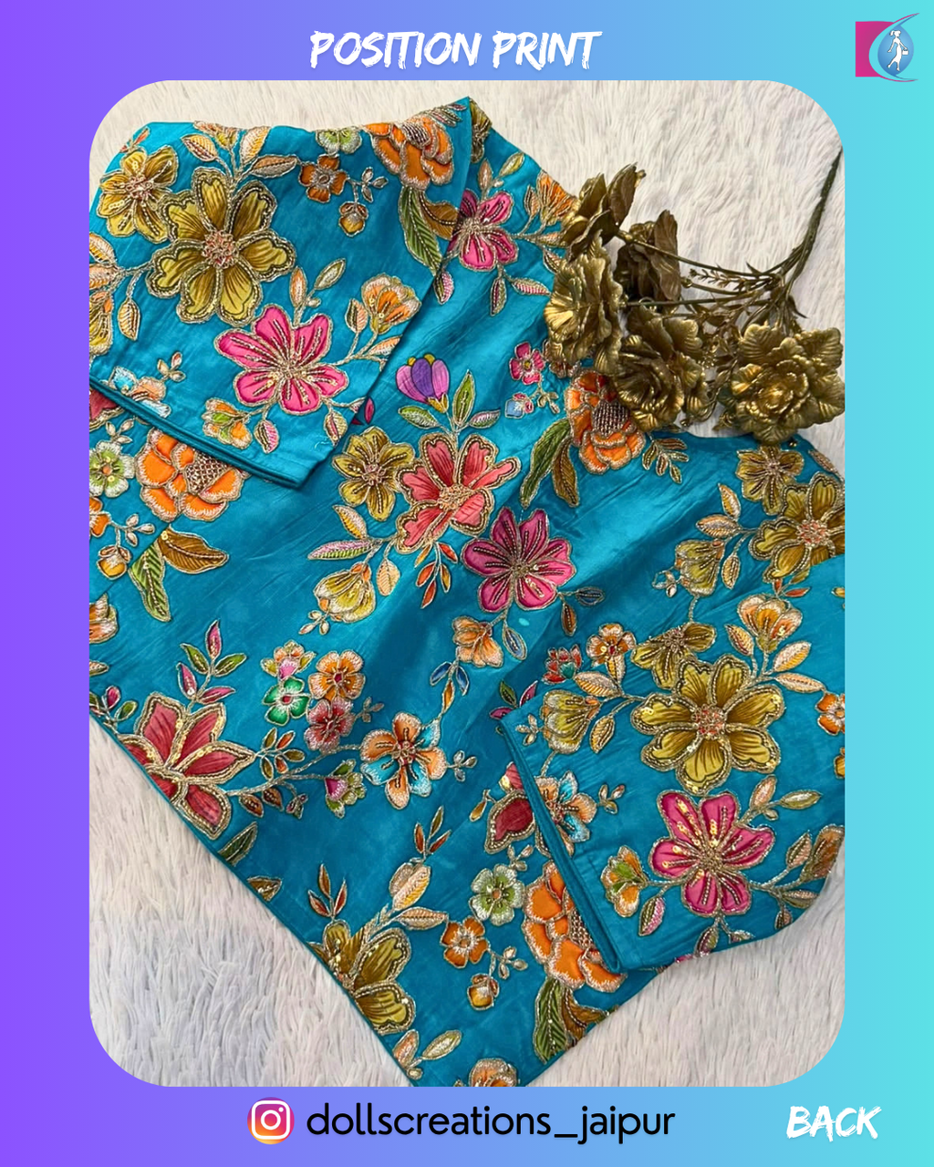 Position Print (SKY BLUE ) DC0701