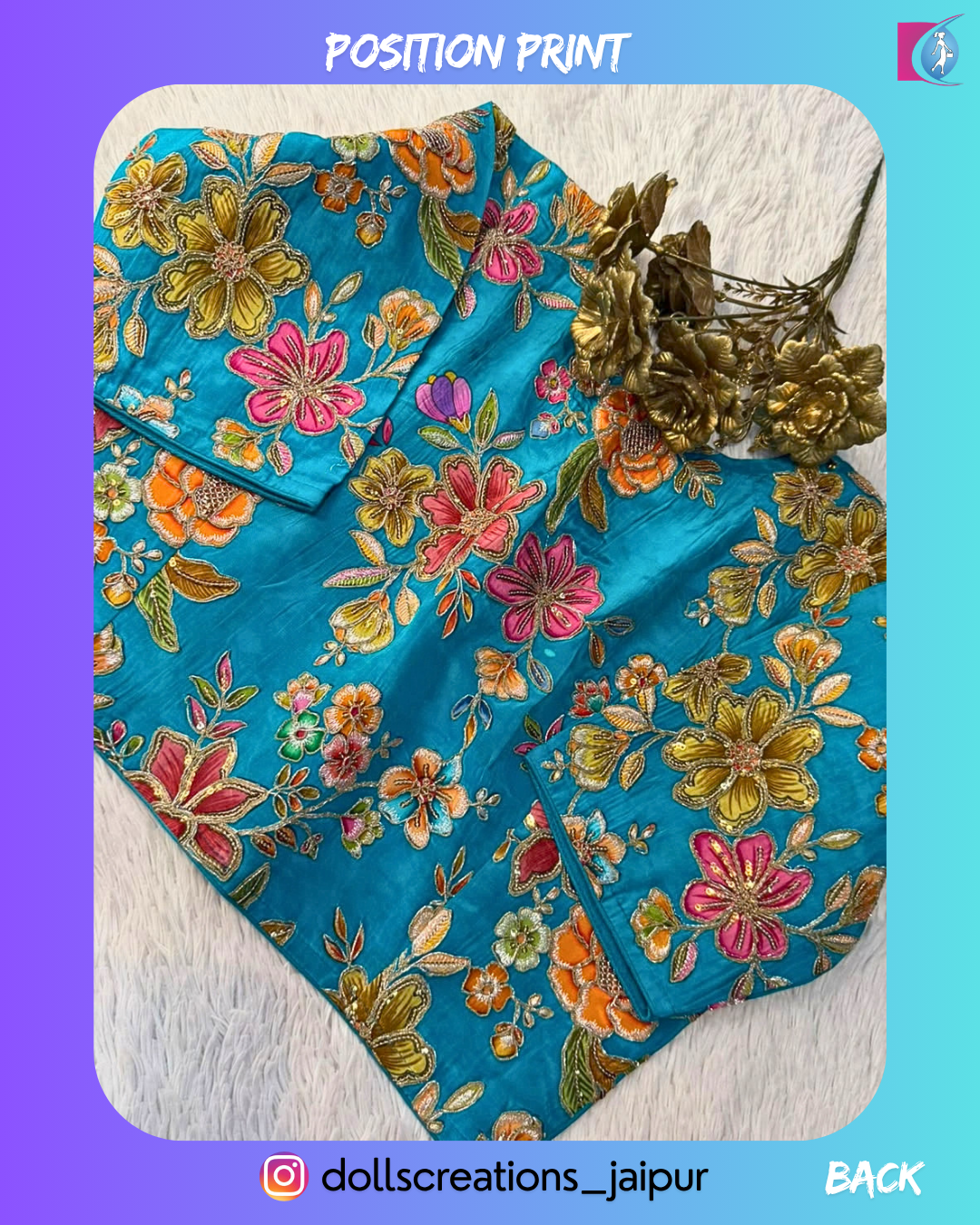 Position Print (SKY BLUE ) DC0701