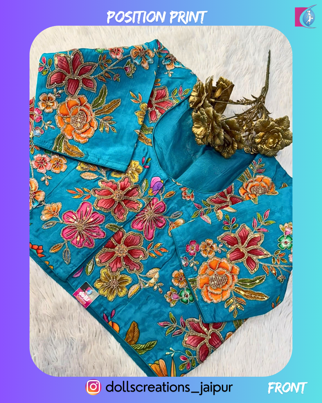 Position Print (SKY BLUE ) DC0701