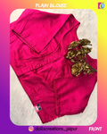 PLAIN BLOUSE (MAGENTA) DC2409