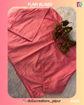 PLAIN BLOUSE (PEACH) DC2409