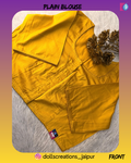 PLAIN BLOUSE (YELLOW) DC2409