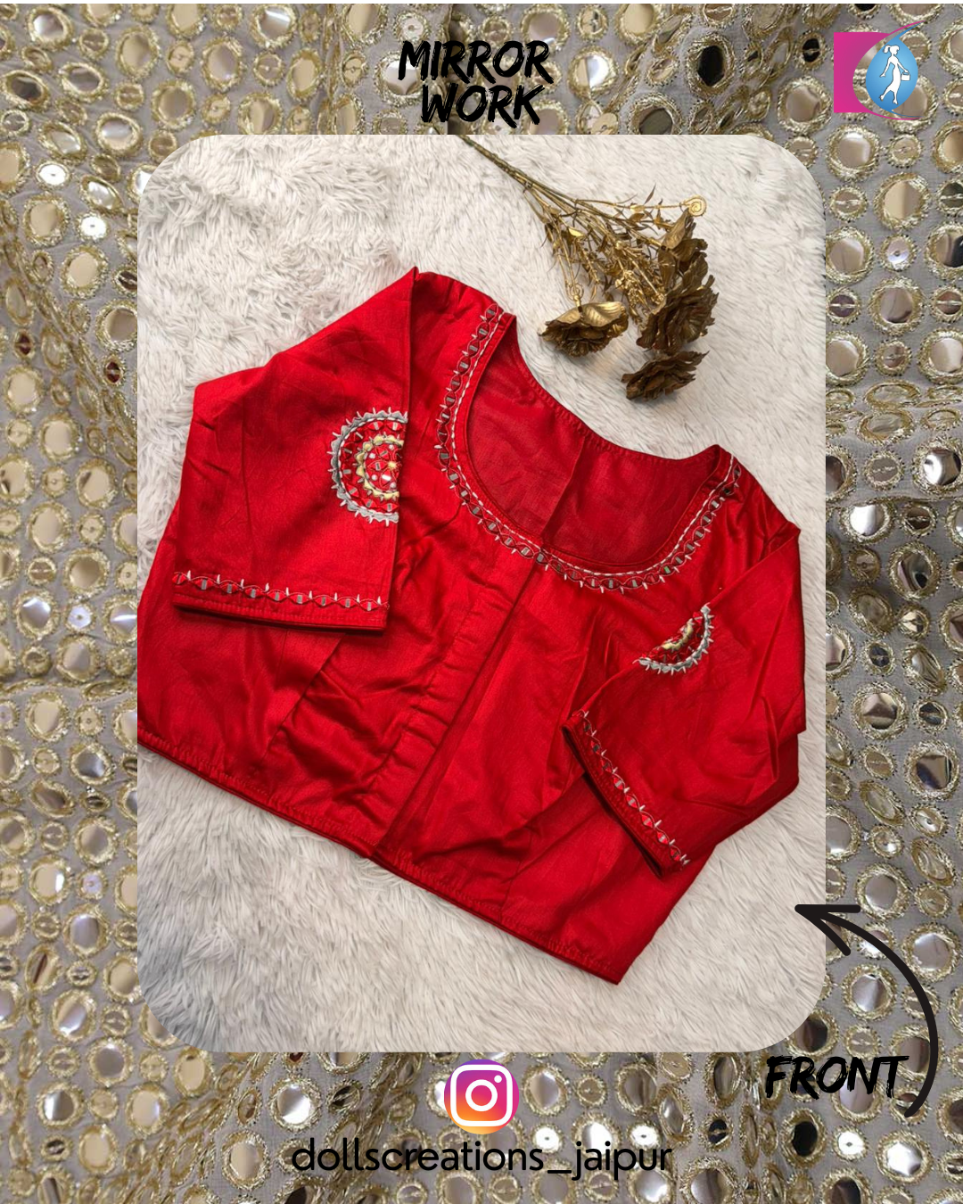 Mirror Blouse (Red) DC2202
