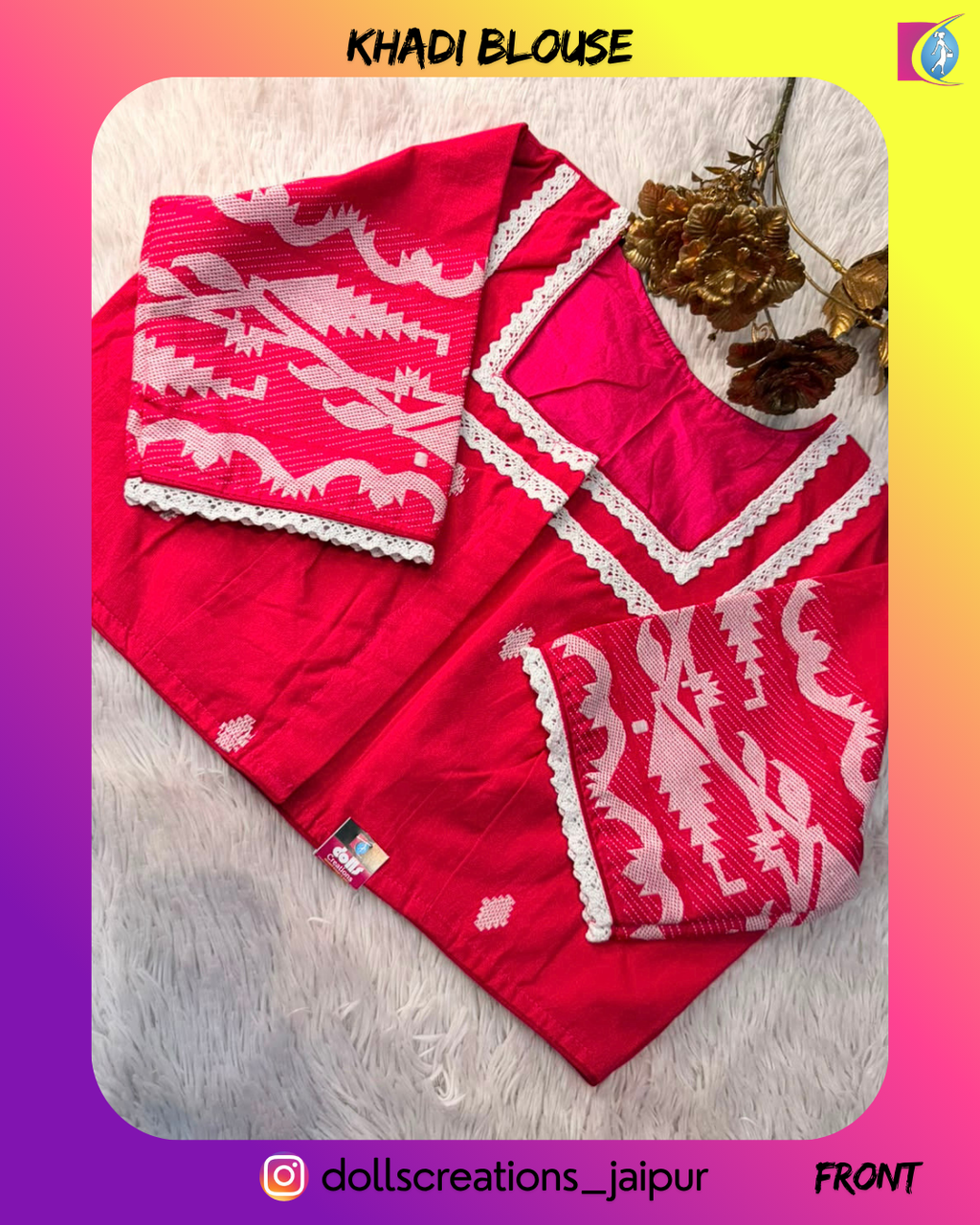 Khadi Blouse (RANI) DC1607