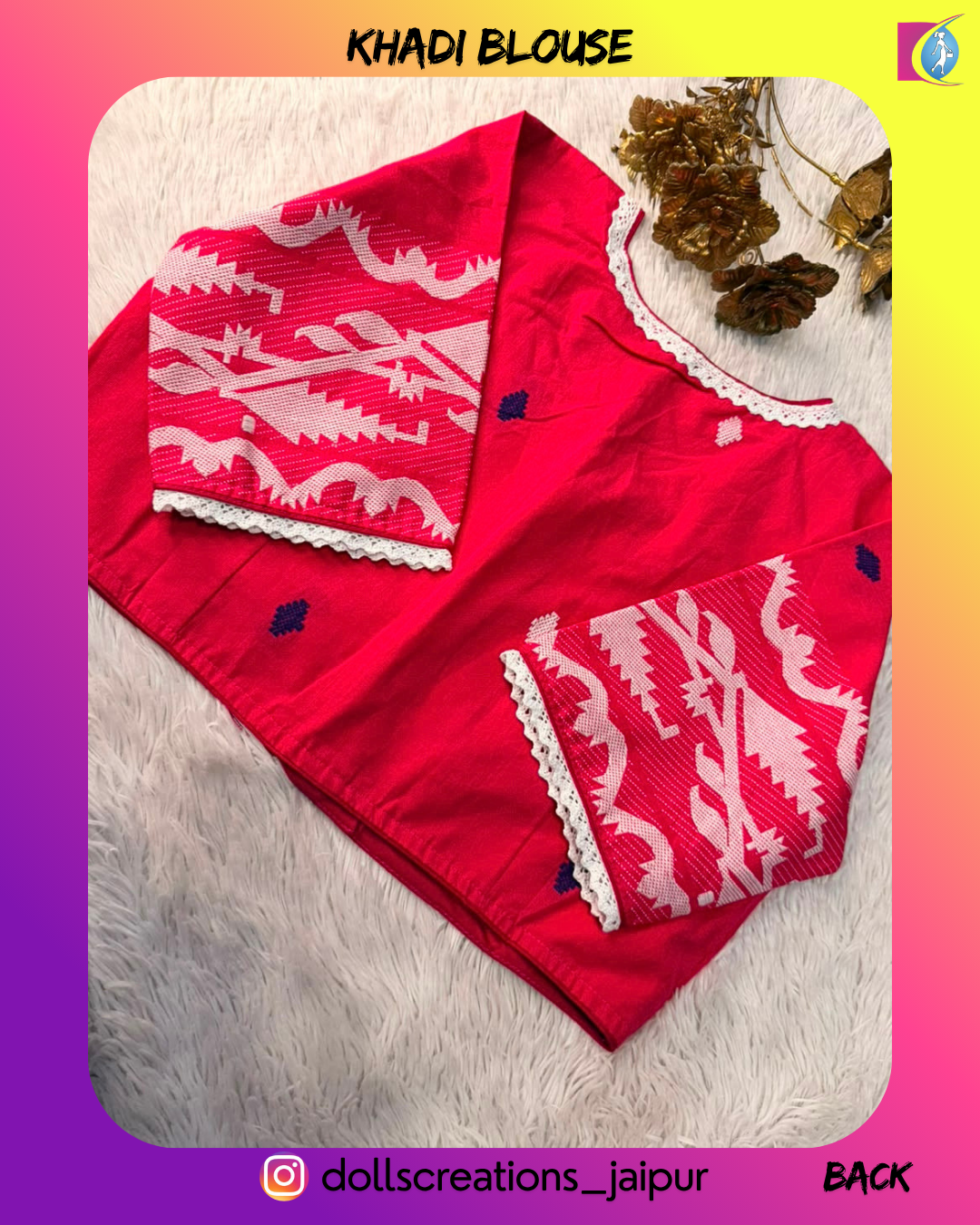 Khadi Blouse (RANI) DC1607