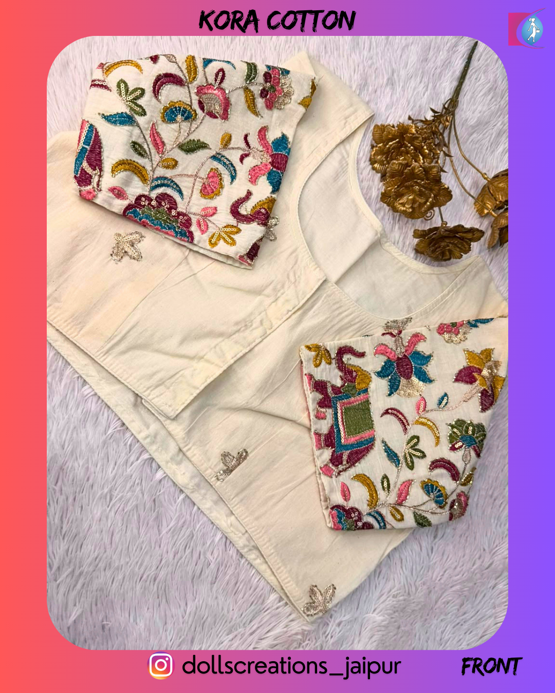 Elephant Design  (OFF- WHITE) DC1507