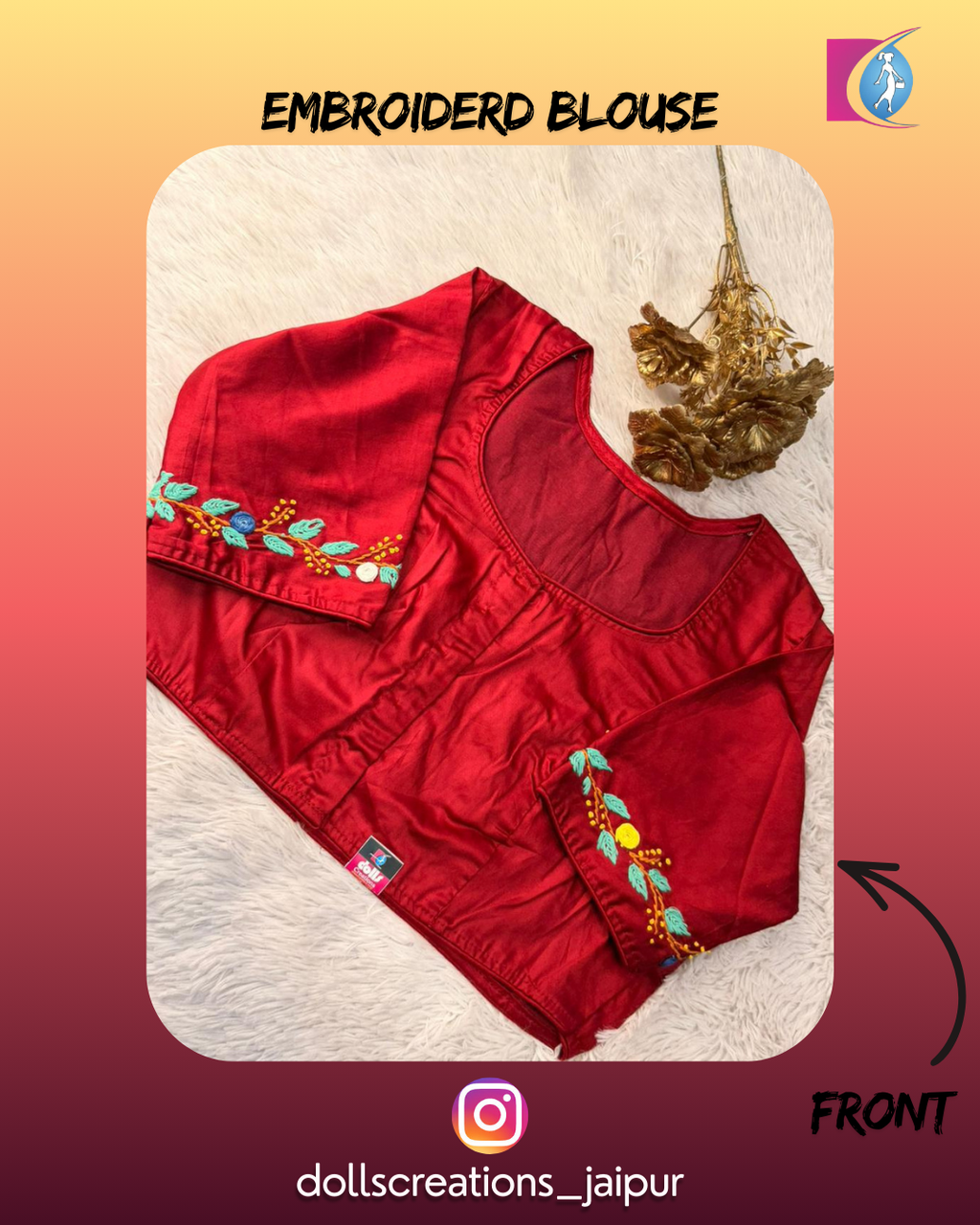 Multi Embroidery (Maroon) DC0104