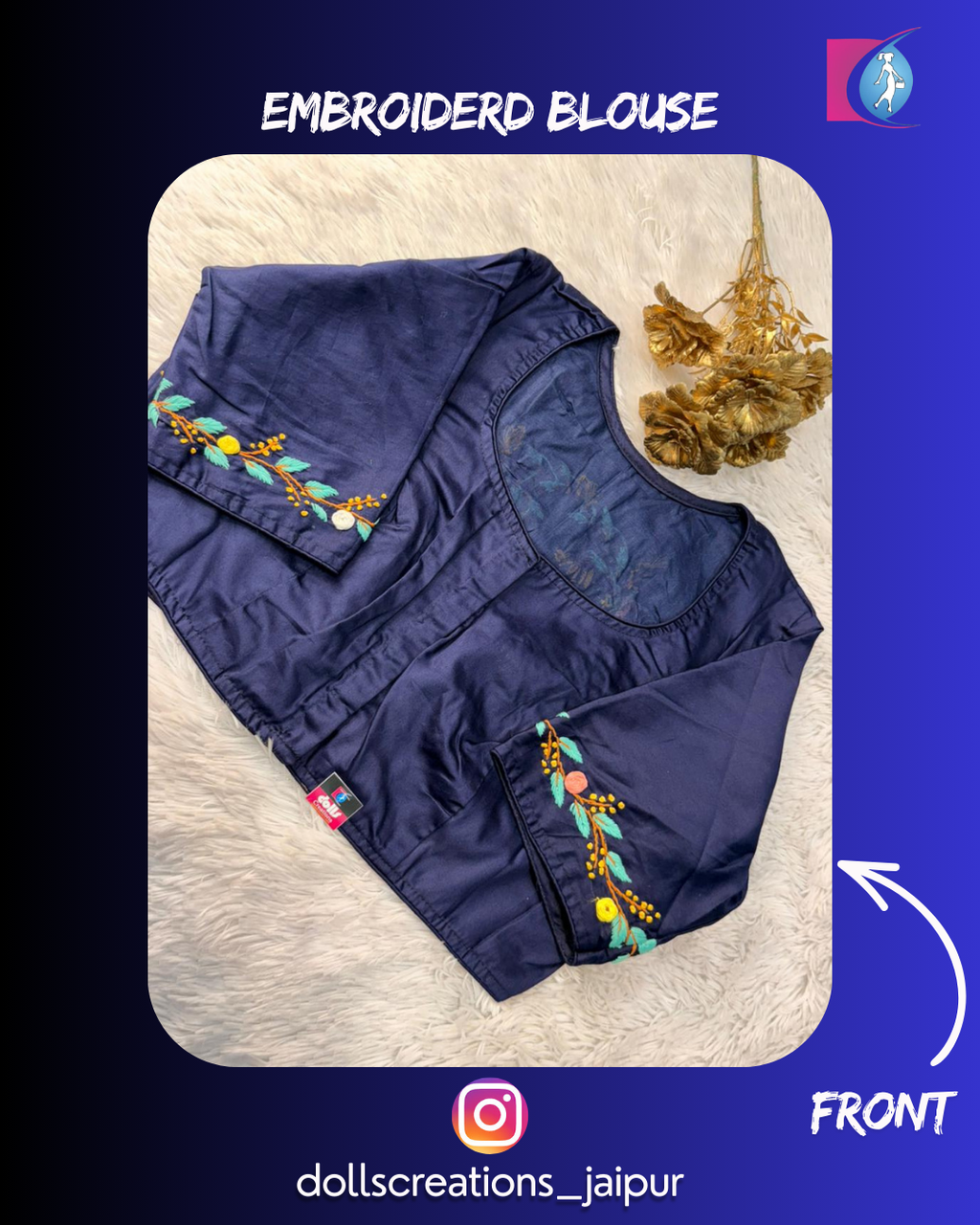 Multi Embroidery (Navy) DC0104
