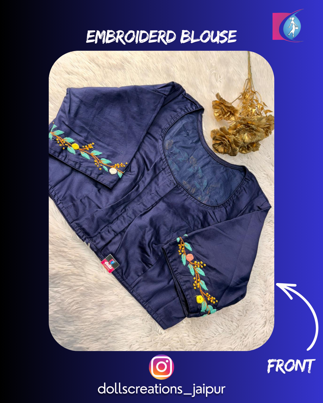 Multi Embroidery (Navy) DC0104