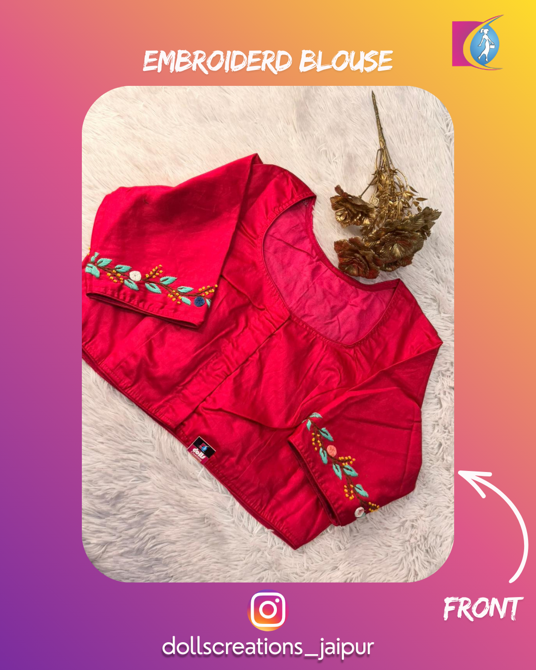 Multi Embroidery (Magenta) DC0104
