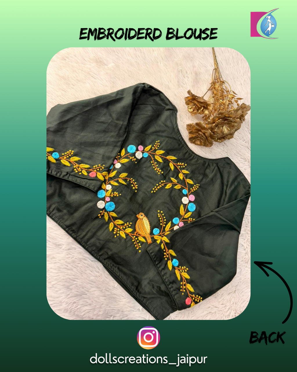 Multi Embroidery (B.Green) DC0104