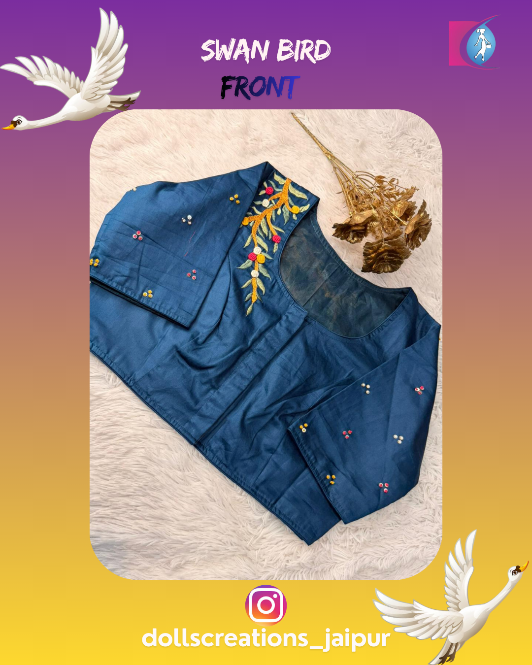 Bird FIgure (Teal ) DC2425