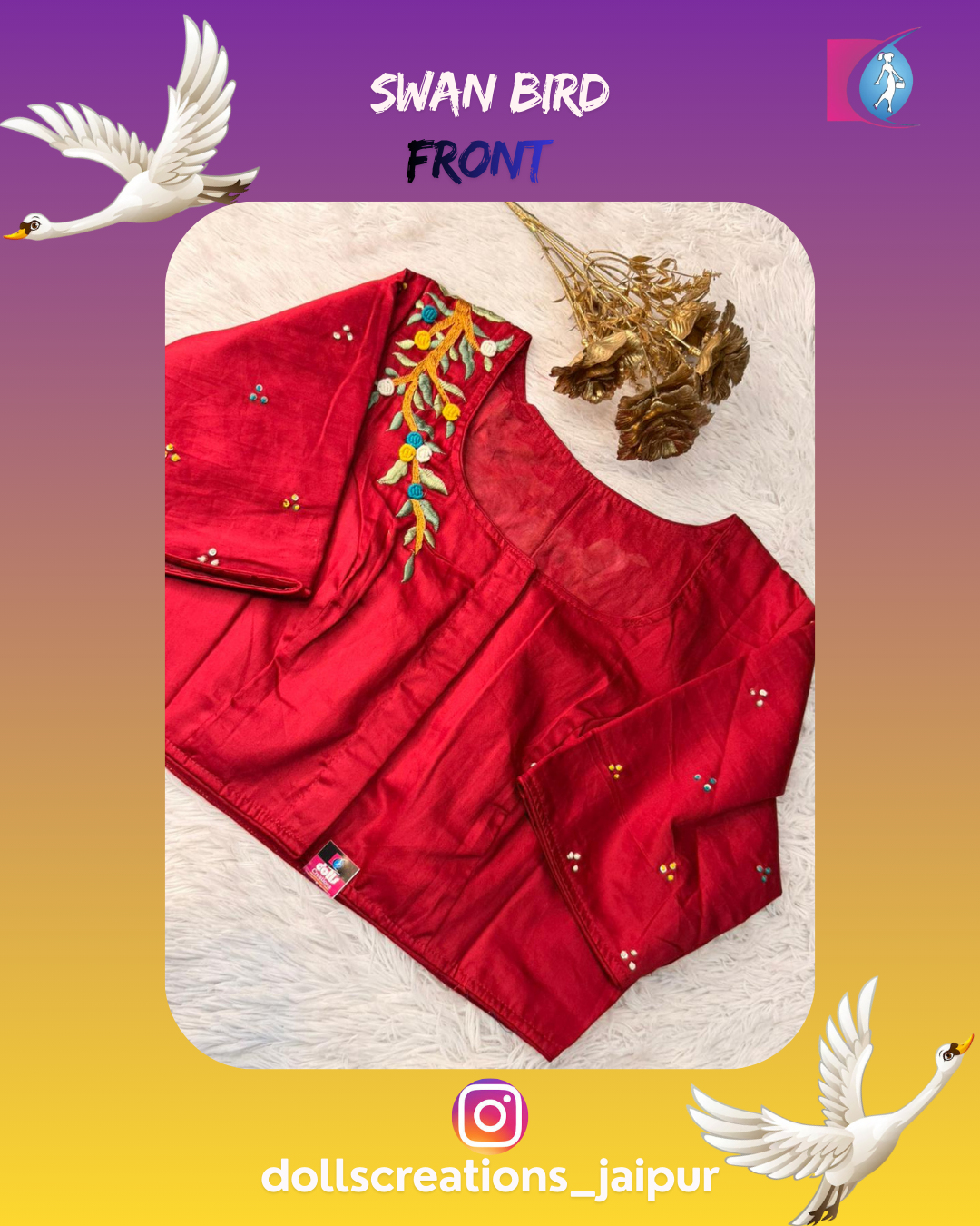 Bird FIgure ( Maroon ) DC2425