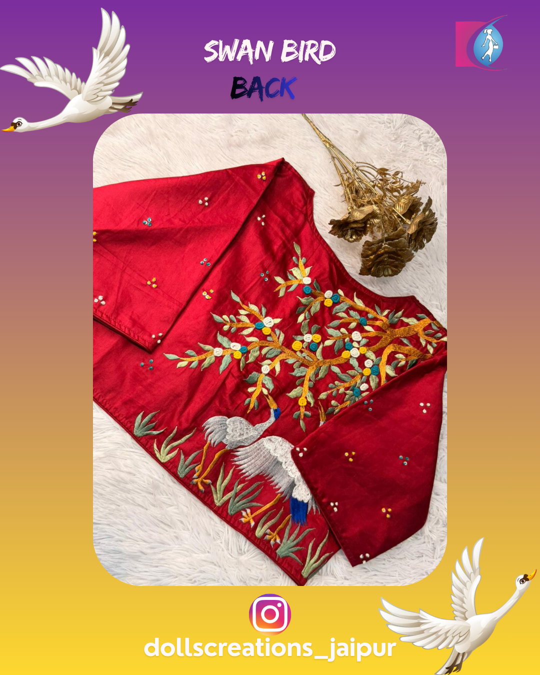 Bird FIgure ( Maroon ) DC2425