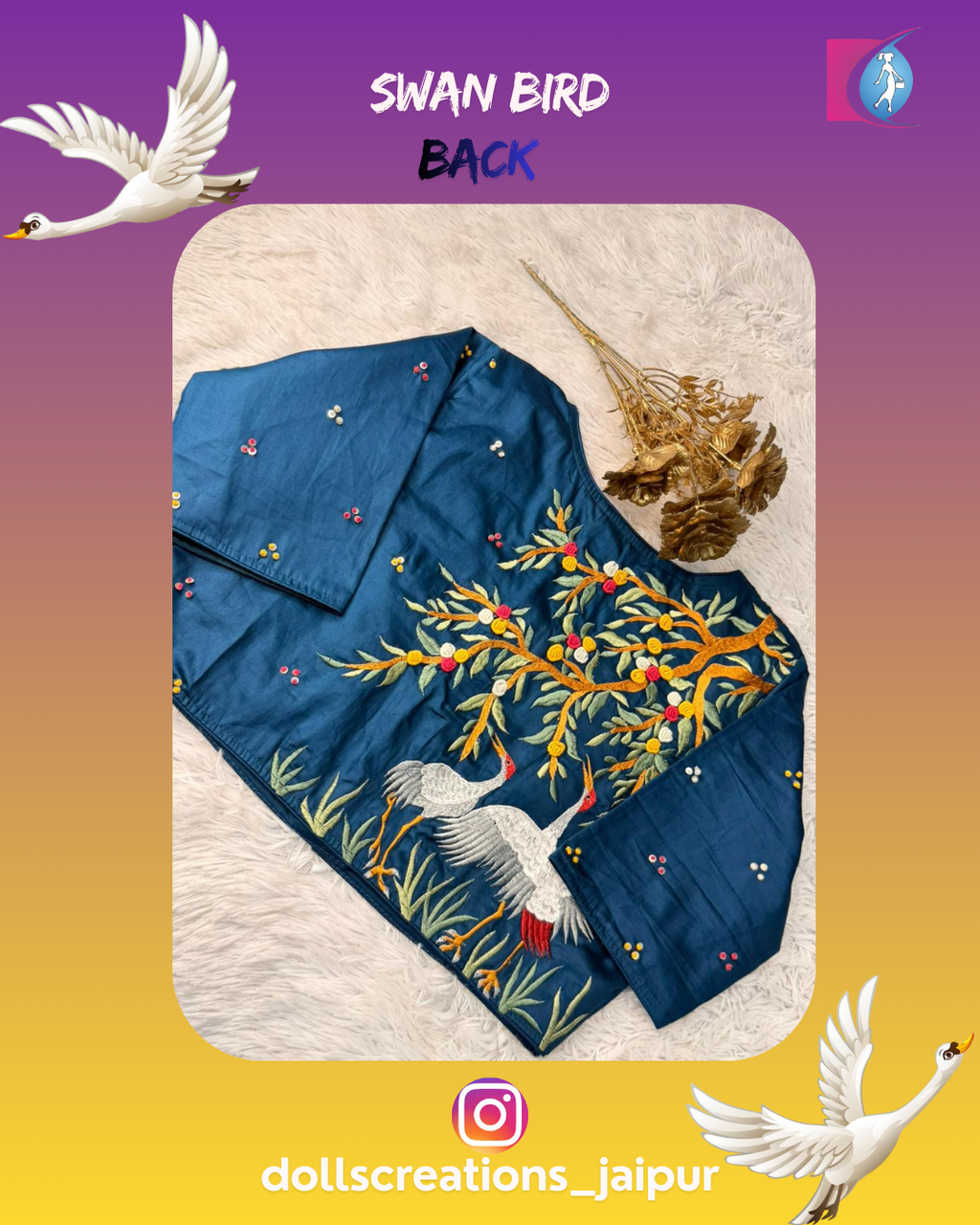 Bird FIgure (Teal ) DC2425