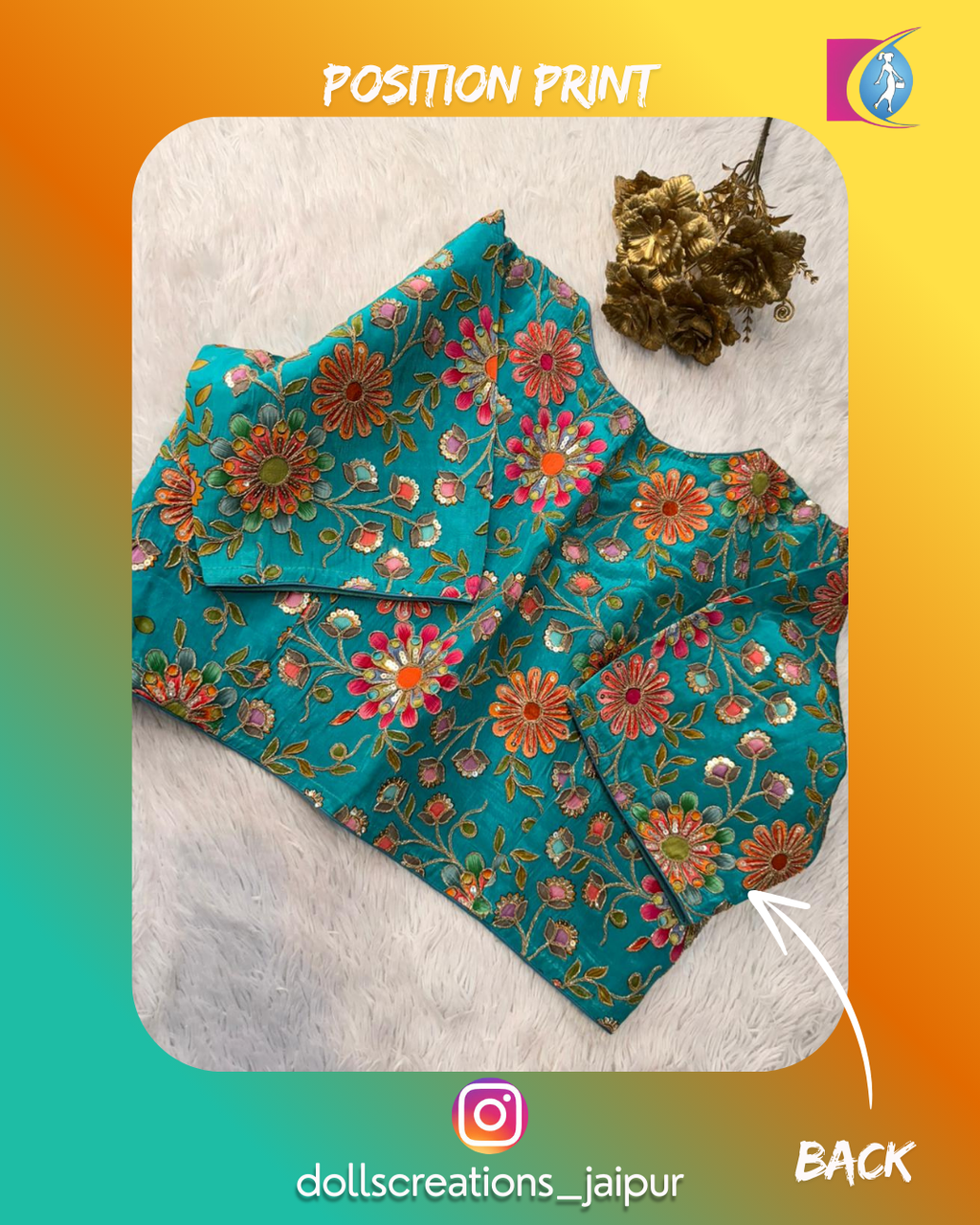 Position Print ( Rama Blue ) DC0701