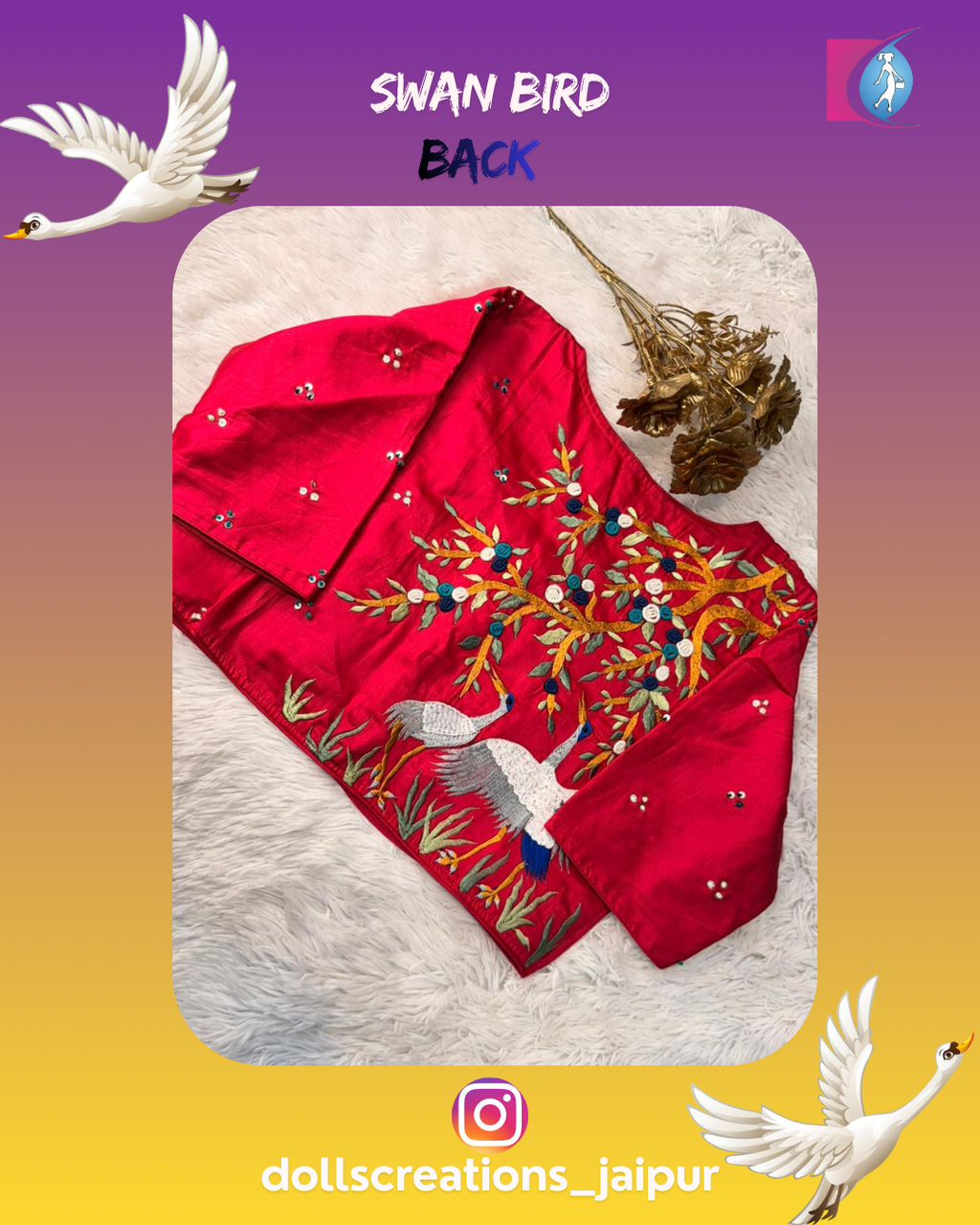 Bird FIgure ( Magenta ) DC2425