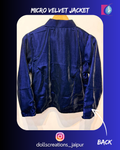 Micro Velvet jacket ( Navy Blue ) DC1801