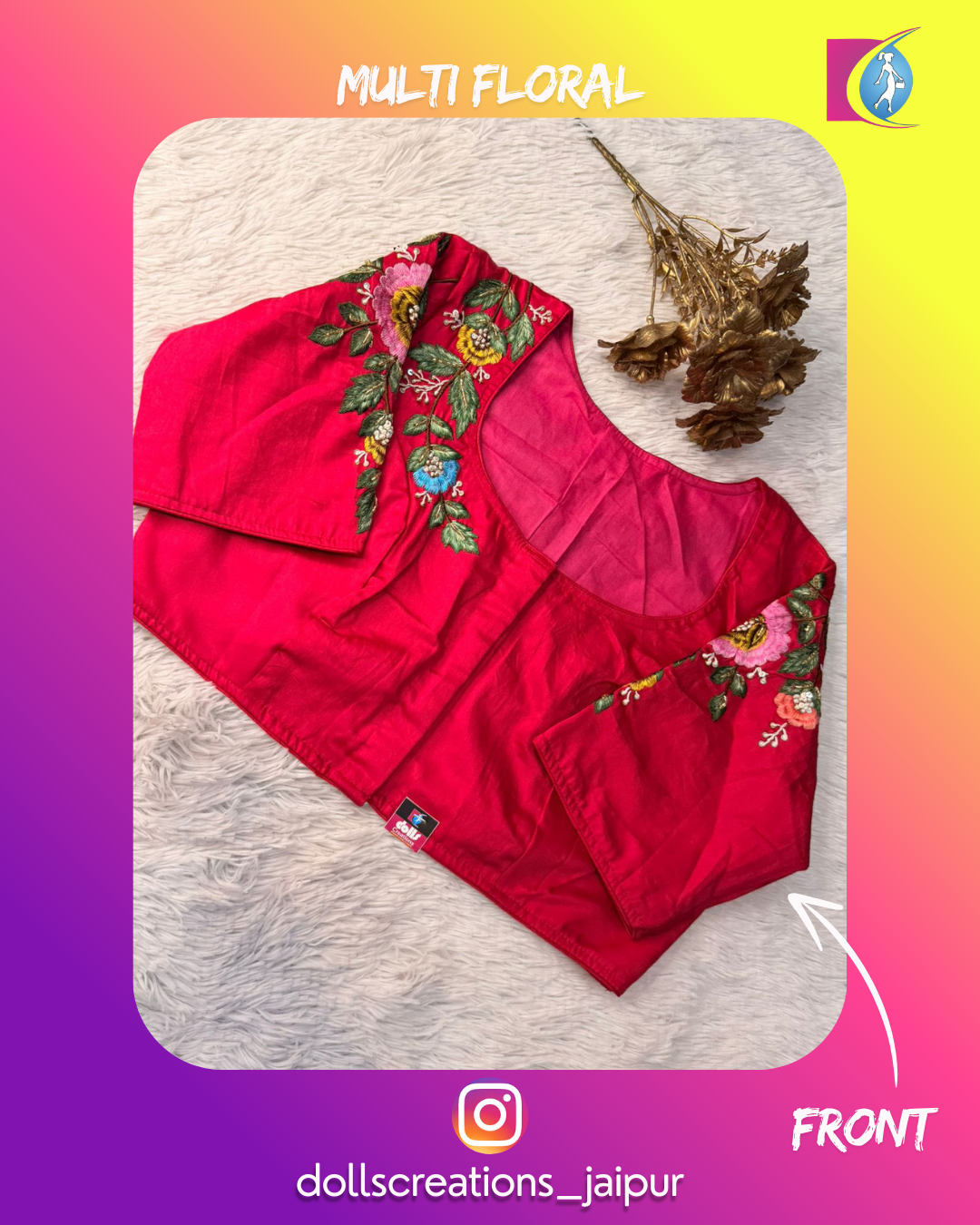 Multi Floral (Magenta) DC2802