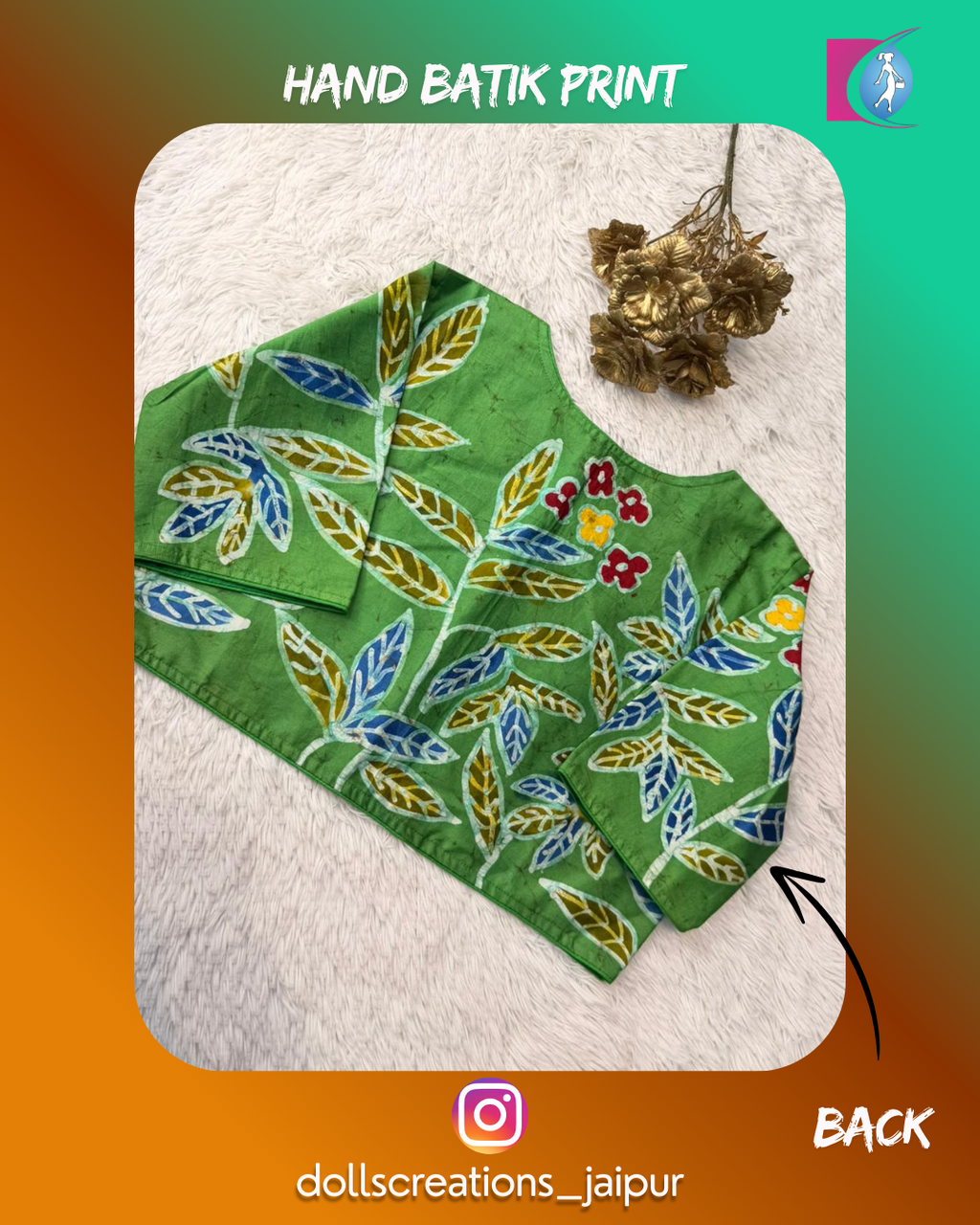 Batik Blouse (Green) DC2302