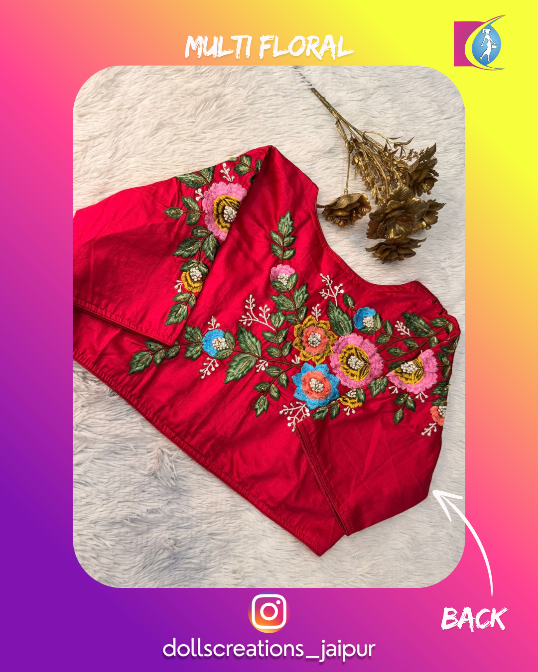 Multi Floral (Magenta) DC2802