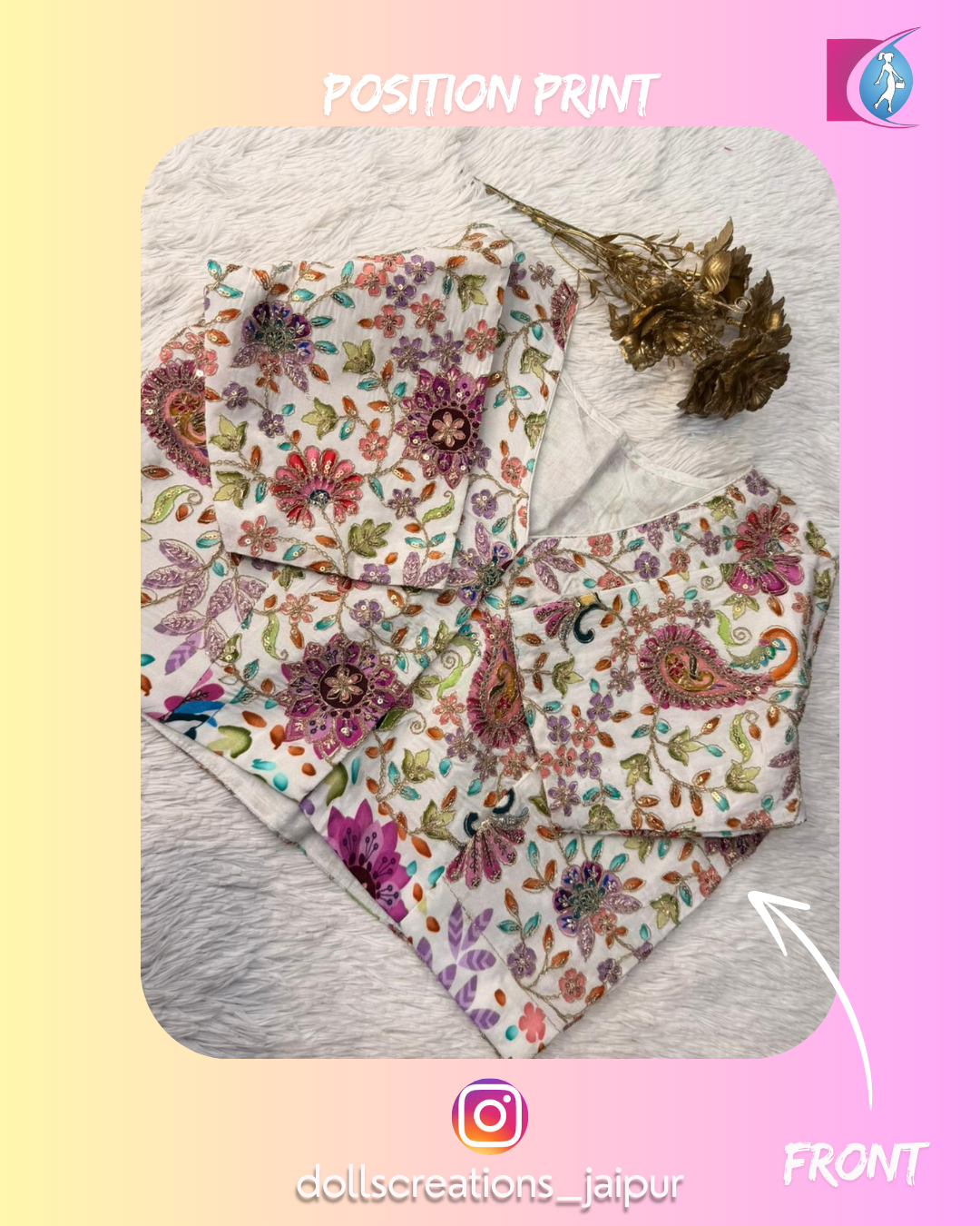 Position Print ( White Multi ) DC0701