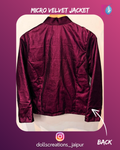 Micro Velvet jacket ( Wine ) DC1801