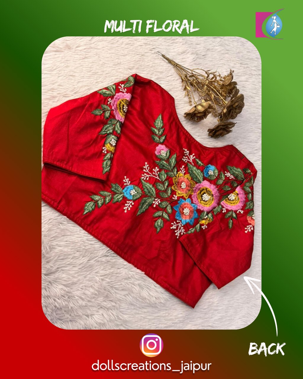 Multi Floral (Red) DC2802