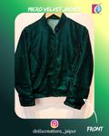 Micro Velvet jacket ( Bottle Green ) DC1801