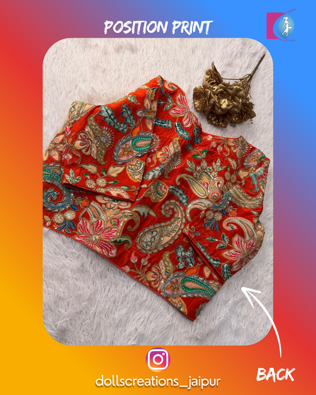 Position Print ( orange ) DC0701