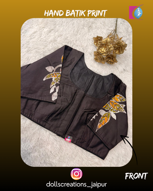 Batik Blouse (Black) DC2302