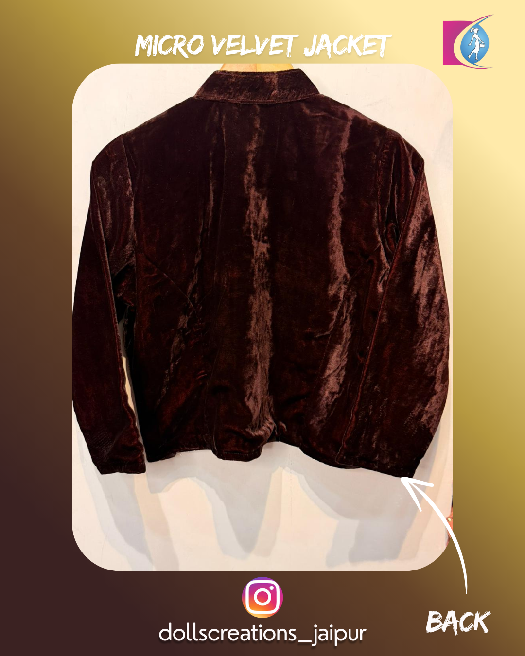 Micro Velvet jacket ( Brown ) DC1801