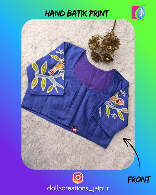 Batik Blouse (Blue) DC2302