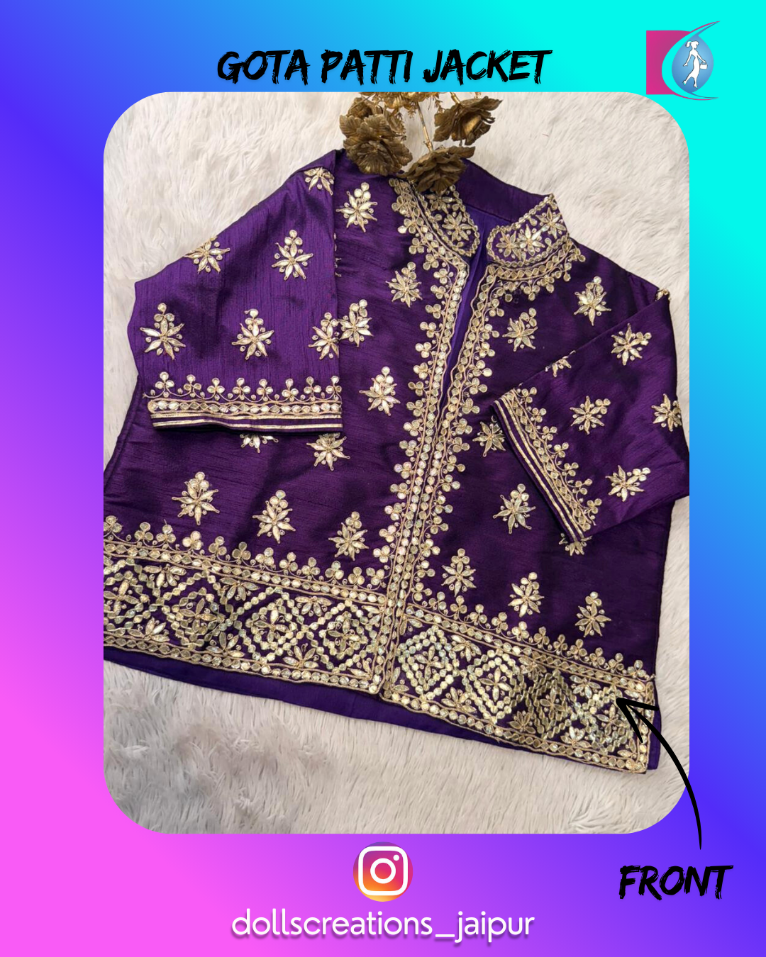 Gota Patti Jacket (Purple ) DC2301