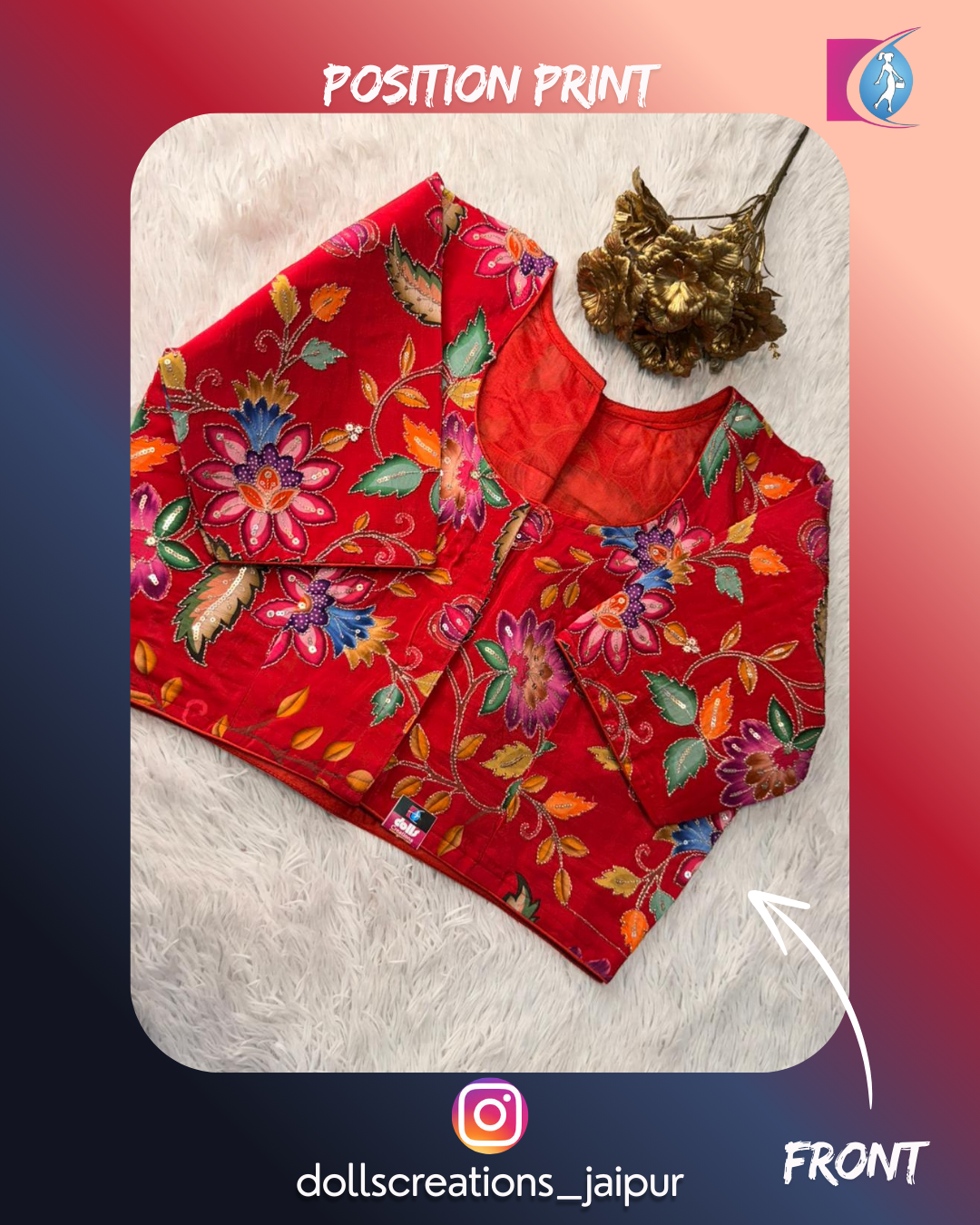 Position Print ( Red  ) DC0701