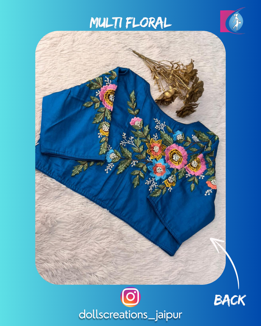 Multi Floral (Blue) DC2802